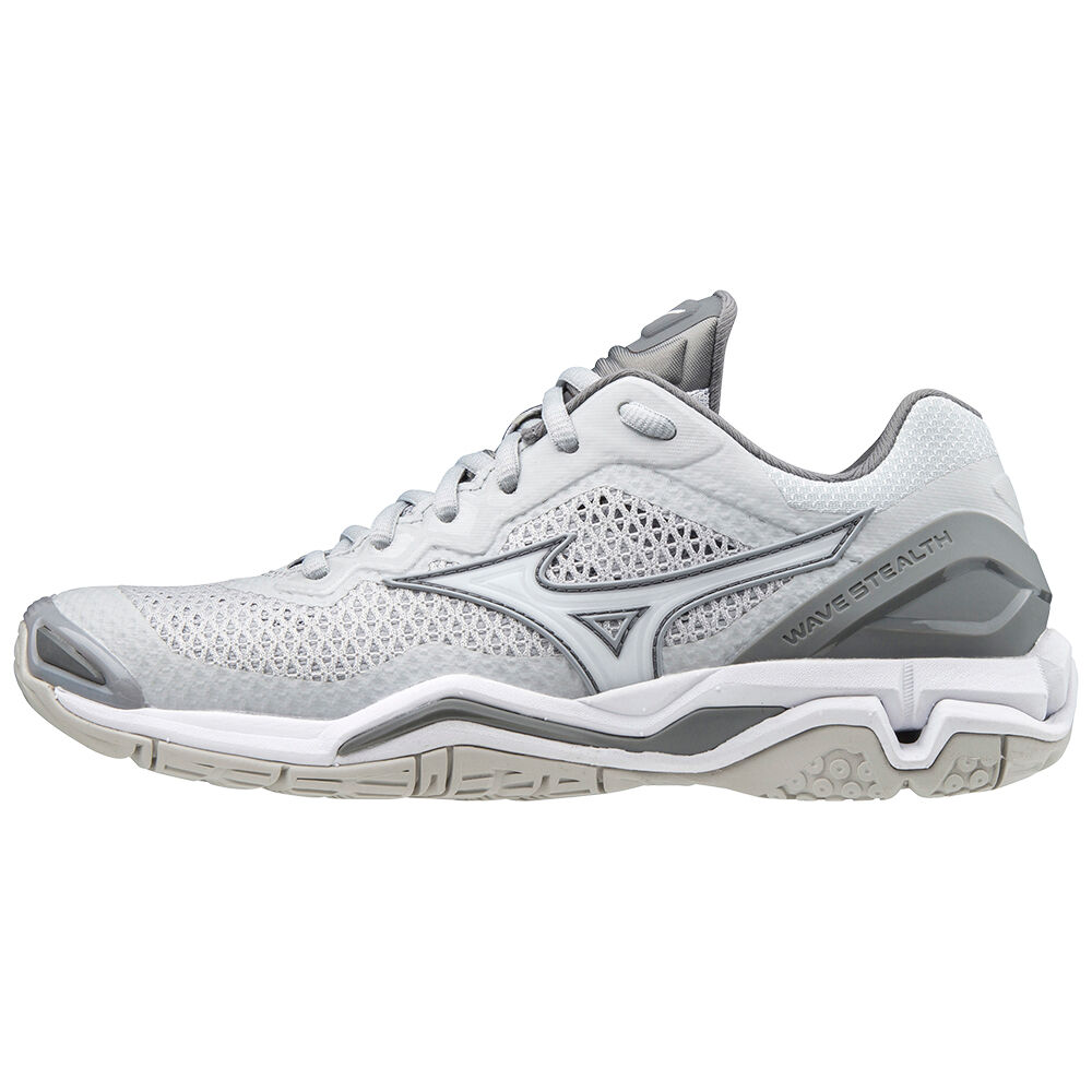 Mizuno Wave Stealth V Nb Női Teremcipő Fehér/Szürke ITG261804